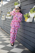 Mel Pink Floral Co Ord Set